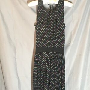 3 for $25! Colorful Stripe Cowl Back Dress